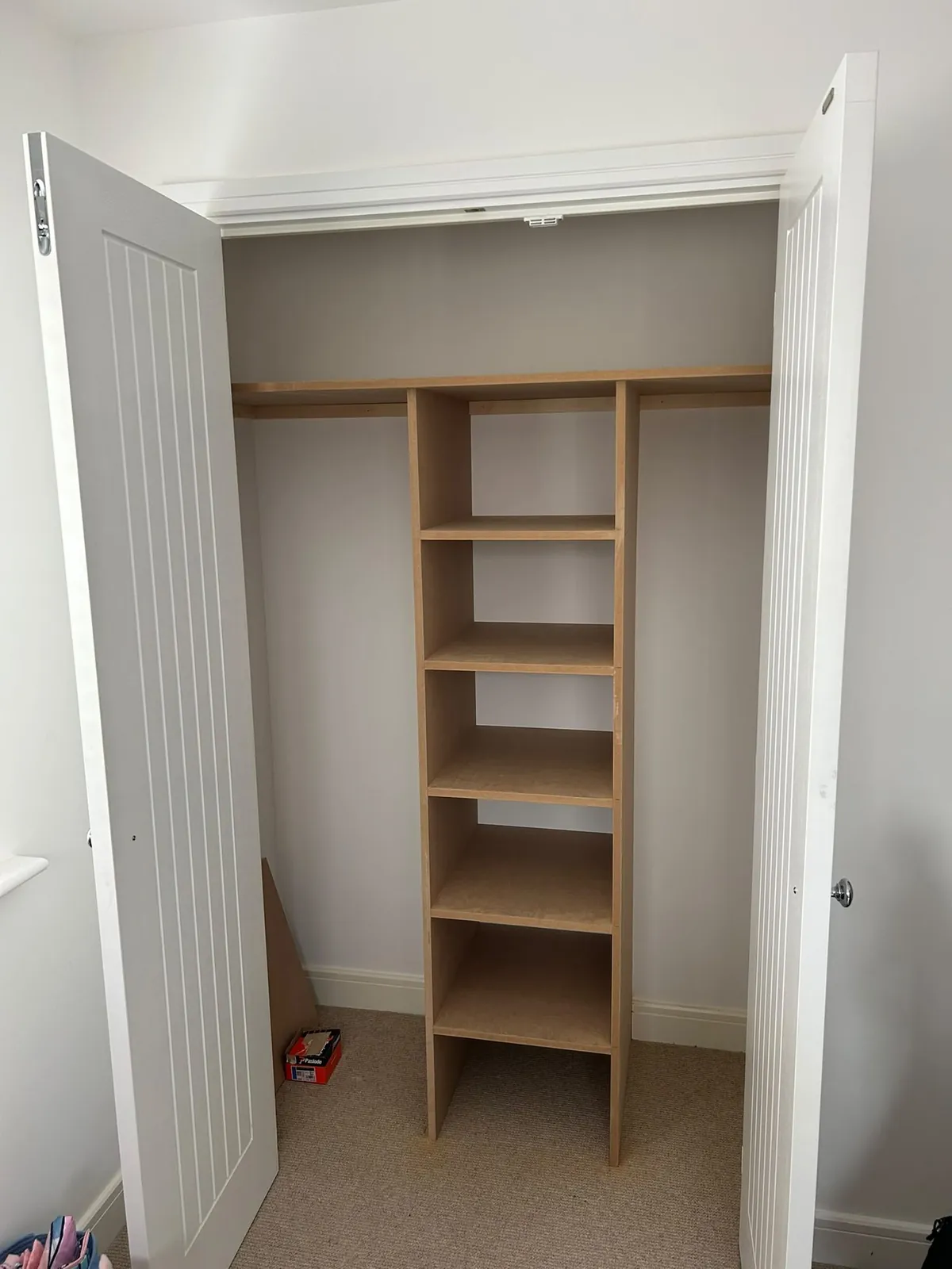 Wardrobe shelving unit – bespoke furniture & wardrobes by JCK Carpentry & Building, Exeter