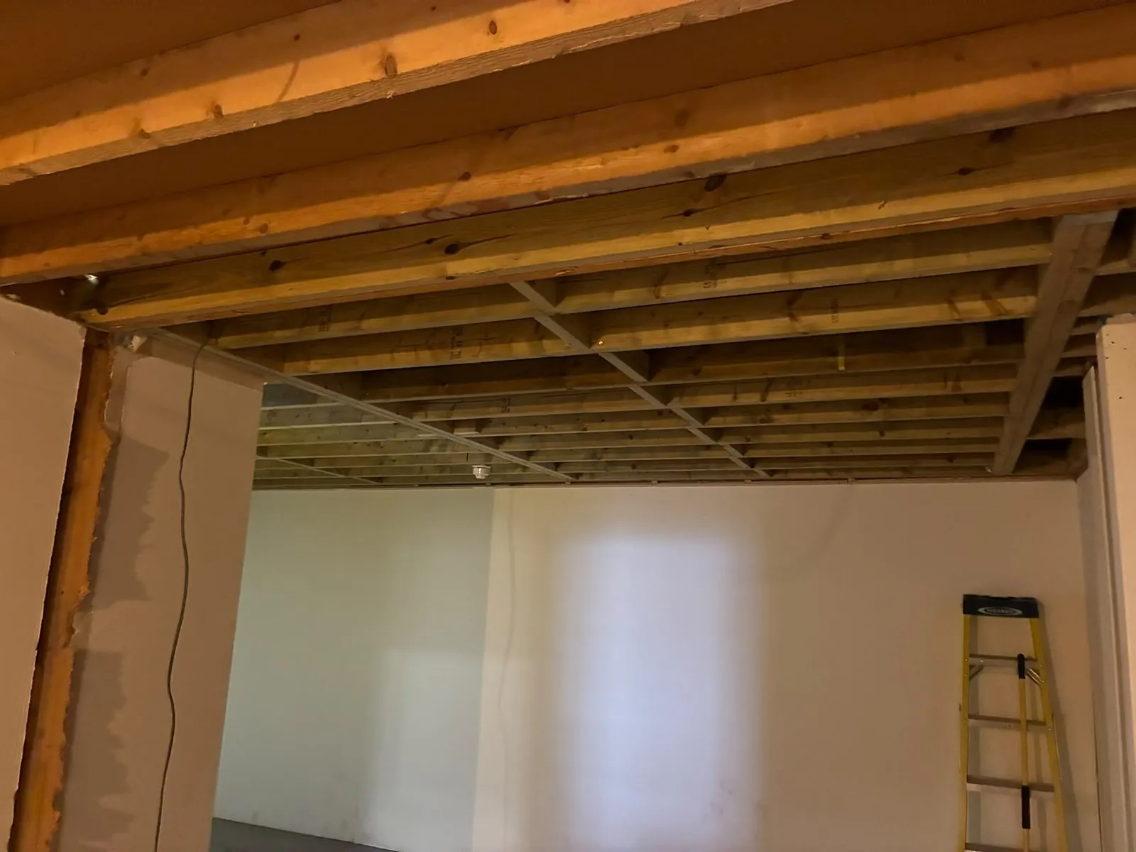 Structural opening ceiling joists – extensions & building work by JCK Carpentry & Building, Exeter